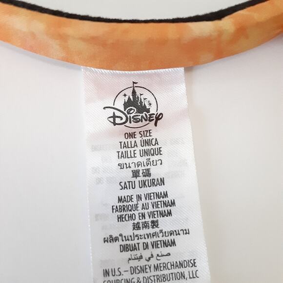 Disney Parks Halloween Pumpkin Orange Tie Dye Minnie Mouse Ear Headband Gray NWT - Picture 7 of 9